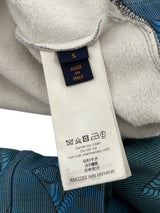 Louis Vuitton Monogram Hoodie Blue