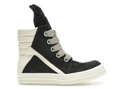 Rick Owens Jumbolace Geobasket Black Milk