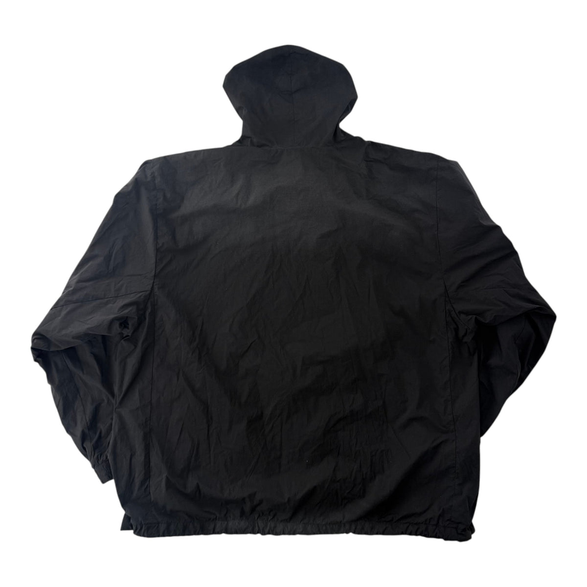 Balenciaga Washed Nylon Tracksuit Jacket Black