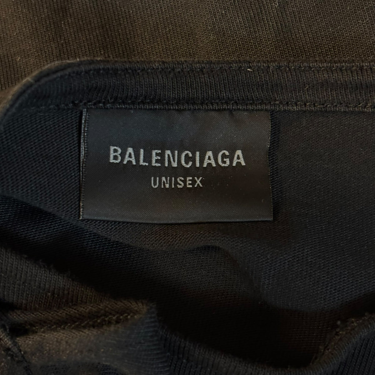 Balenciaga BB Classic Cropped Tee Black