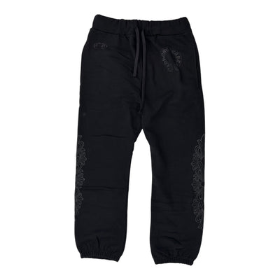 Chrome Hearts Online Exclusive Floral Sweatpants Black