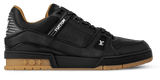 Louis Vuitton Trainer Black Gum Sole