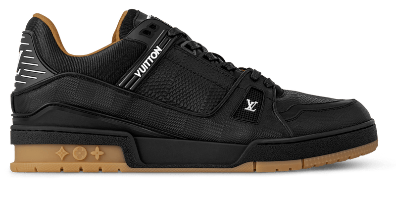 Louis Vuitton Trainer Black Gum Sole