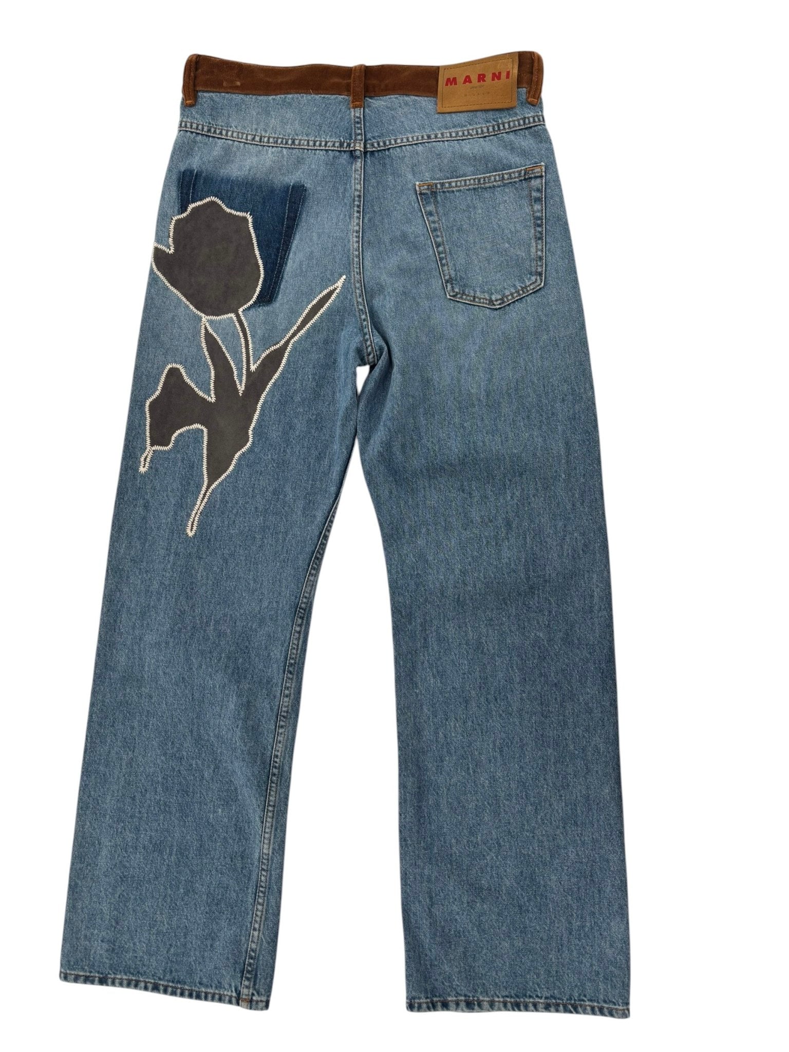 Marni Flower Patch Denim Lightwash