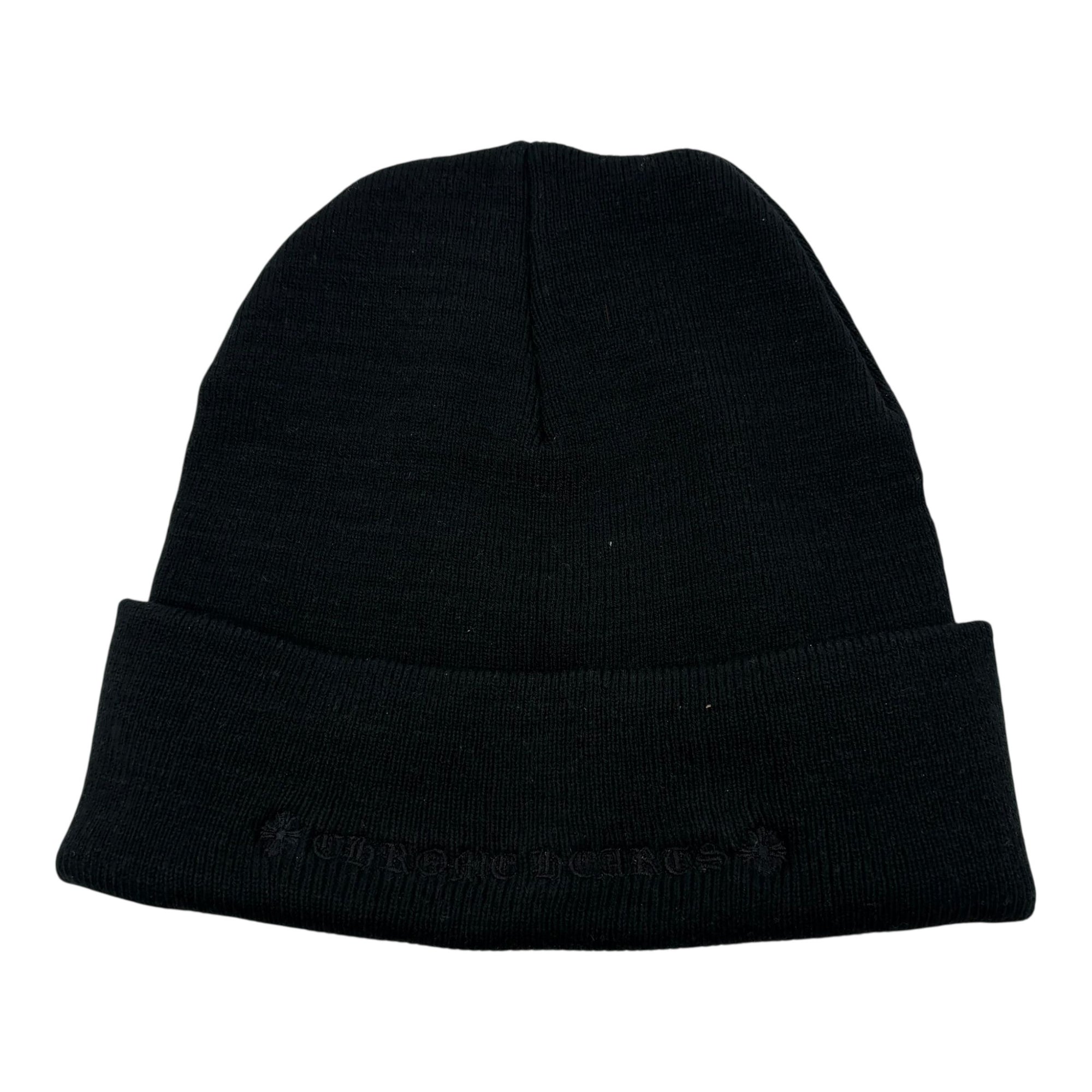 Chrome Hearts Embroidered Logo Beanie Black
