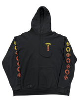 Chrome Hearts T Bar Logo Gradient Hoodie Black