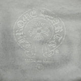 Chrome Hearts T-Bar Logo Zip Up Hoodie White