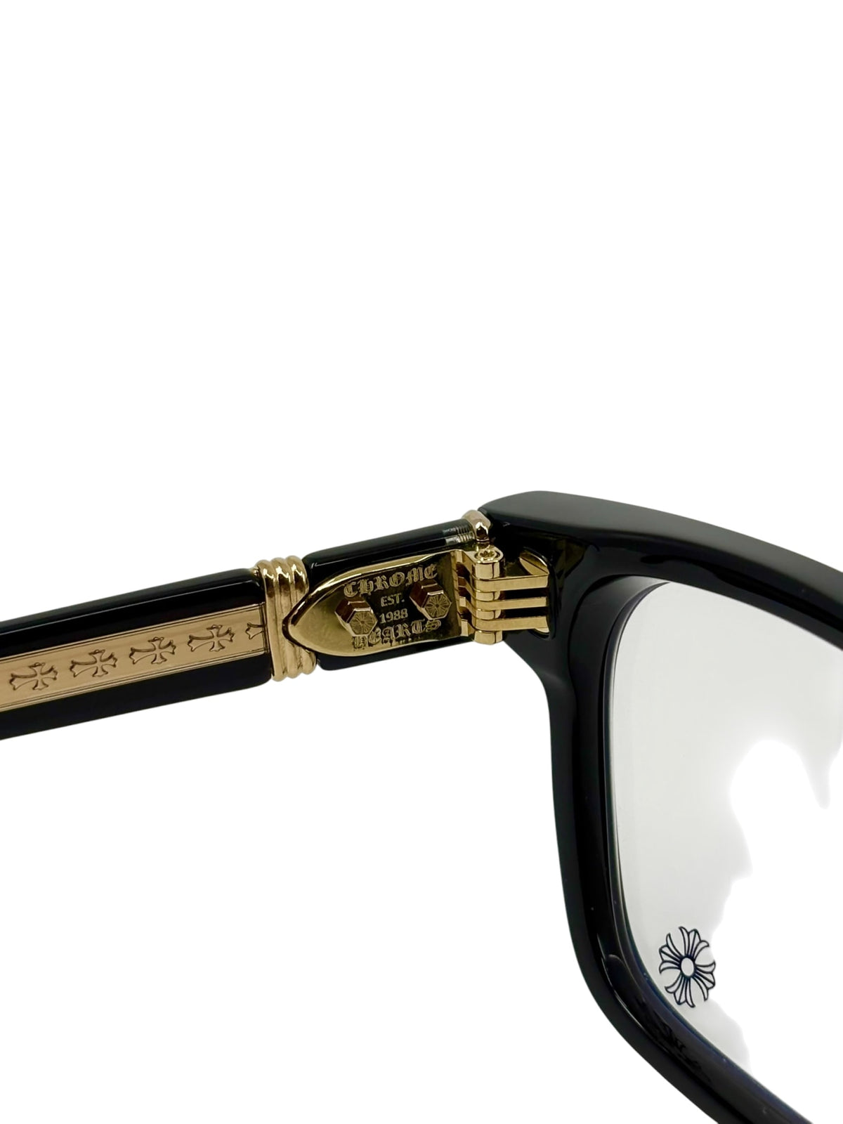 Chrome Hearts Celibussy Glasses Gold & Black