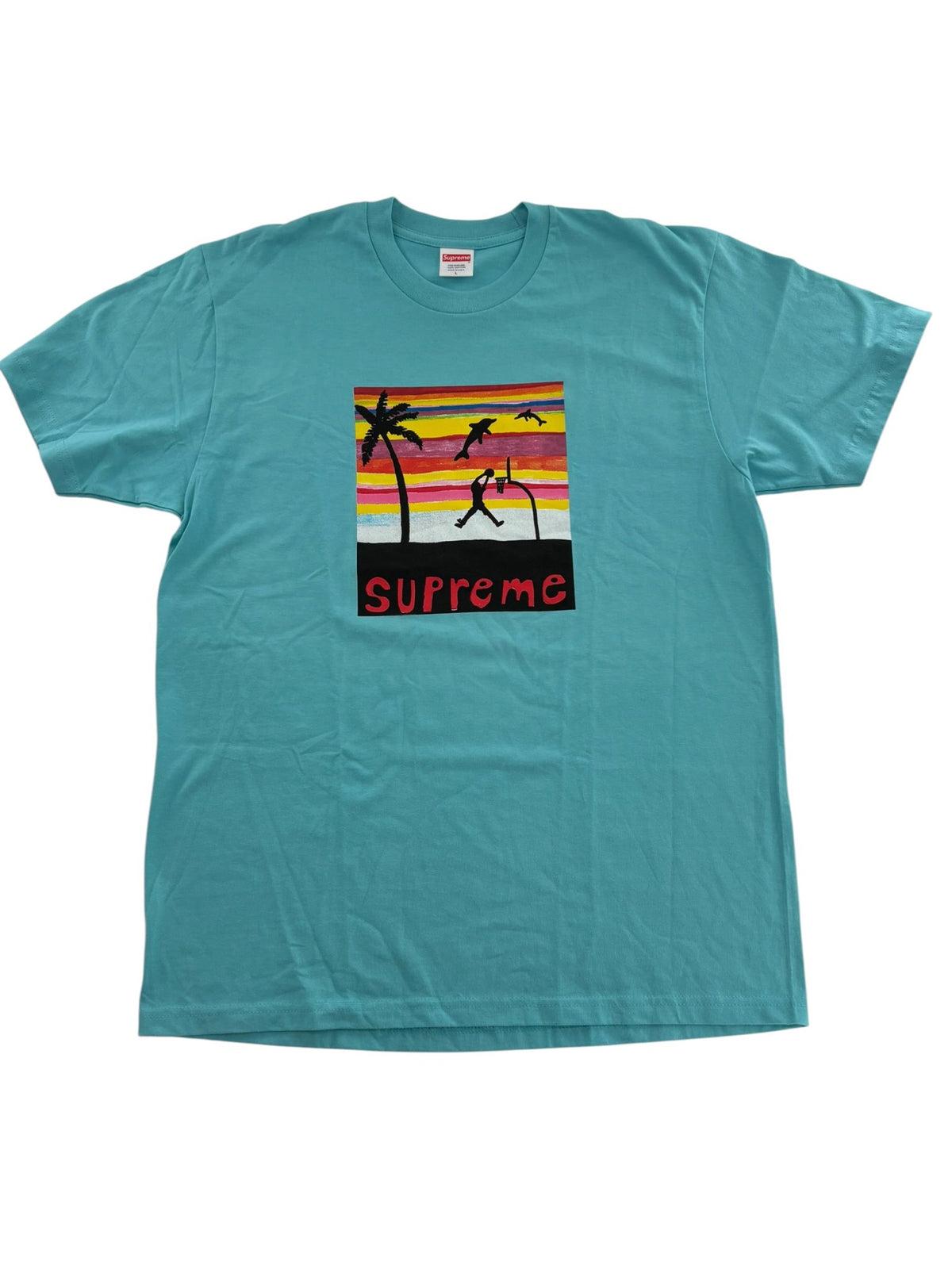 Supreme Dunk Tee Light Teal