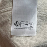 Balenciaga Surfer Cracked Logo Round Hoodie Ecru Light Blue