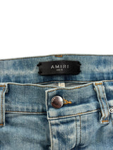 Amiri Bandana Artpatch Jeans Orange