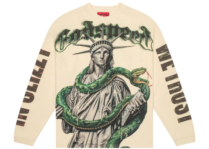 Godspeed Top 5 Slizzy L/S Boom T-shirt Bone
