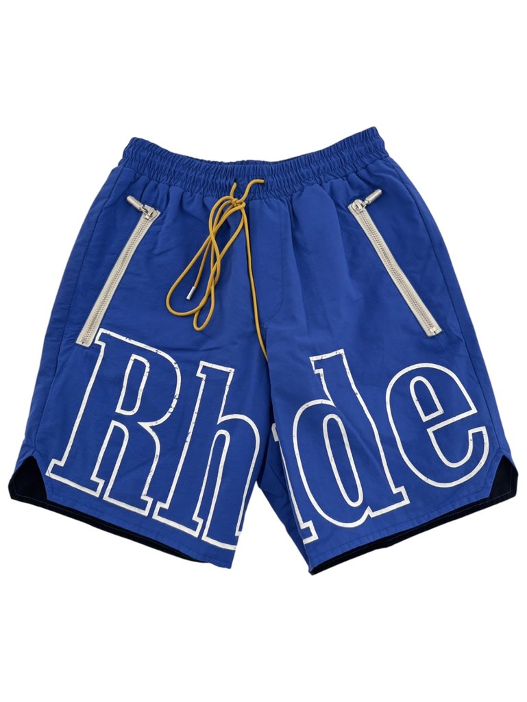 Rhude Rh Logo Track Shorts Blue