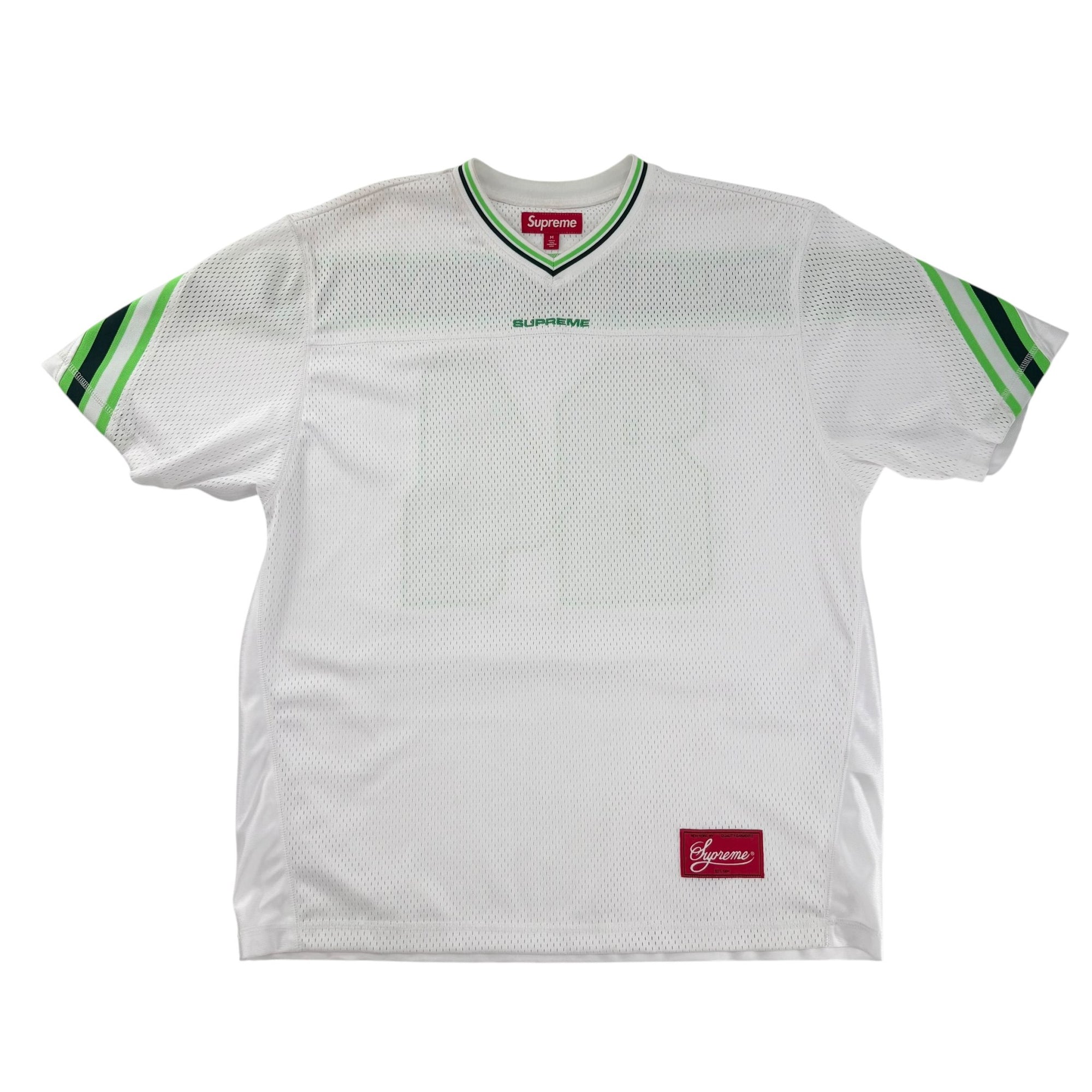 Supreme Jacquard Rib Football Jersey White
