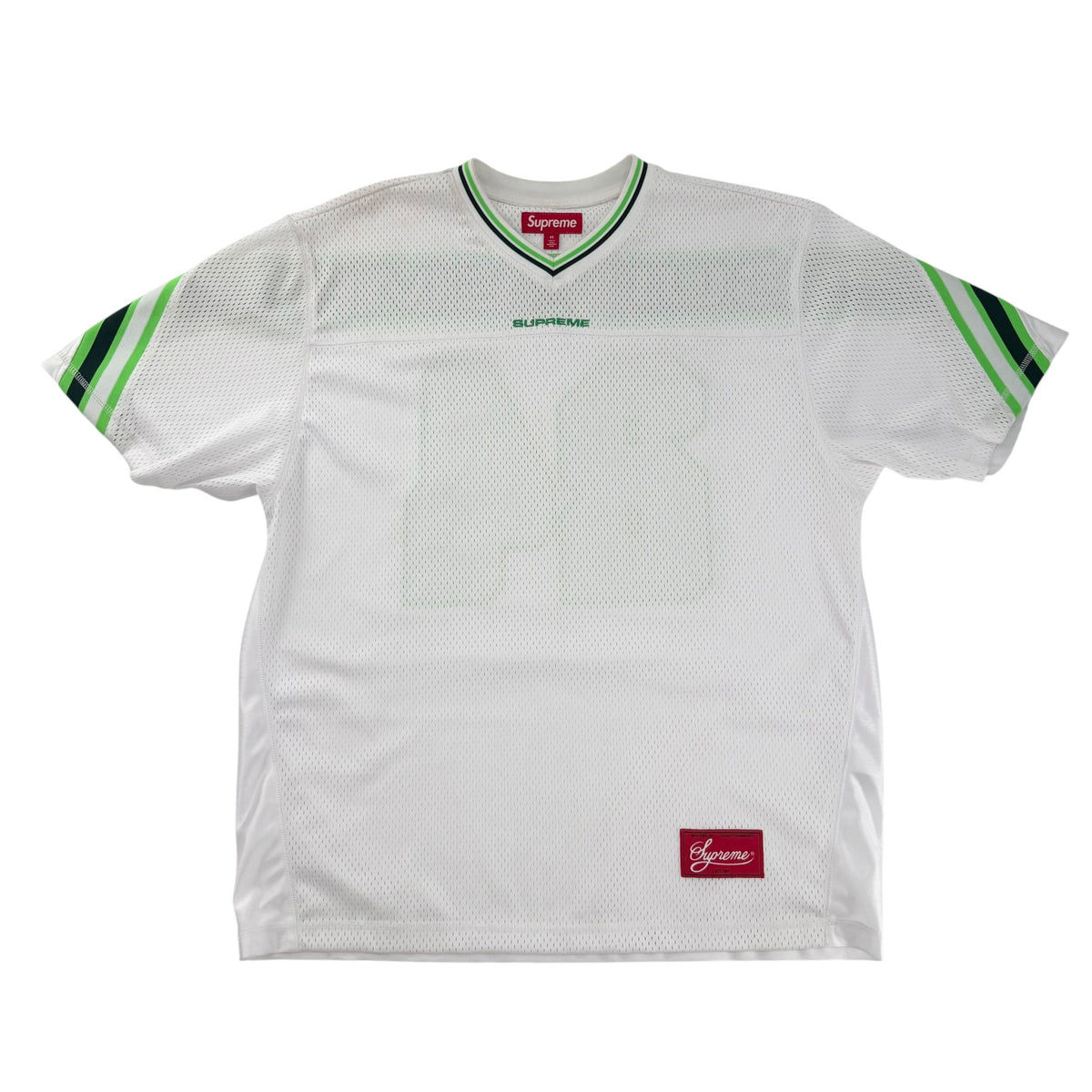 Supreme Jacquard Rib Football Jersey White