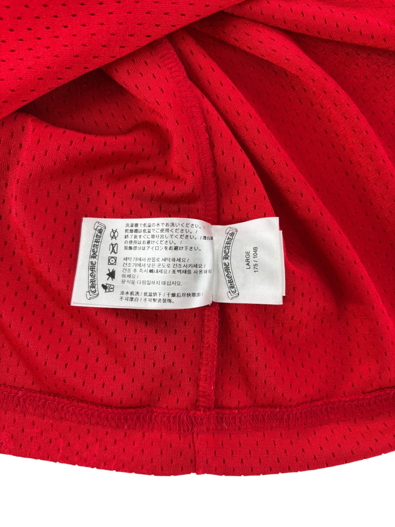 Chrome Hearts x Matty Boy PPO Form Team Mesh Warm Up Jersey T-Shirt Red