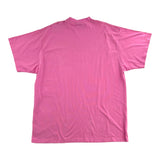 Balenciaga No Logo Printed Large Fit T-Shirt Pink
