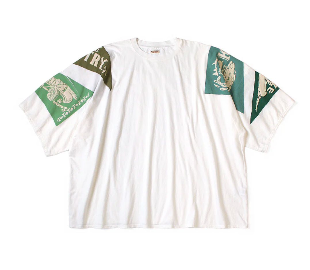 Kapital Jersey Huge Tee Green