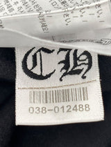 Chrome Hearts Neck Letters Tee Purple Black