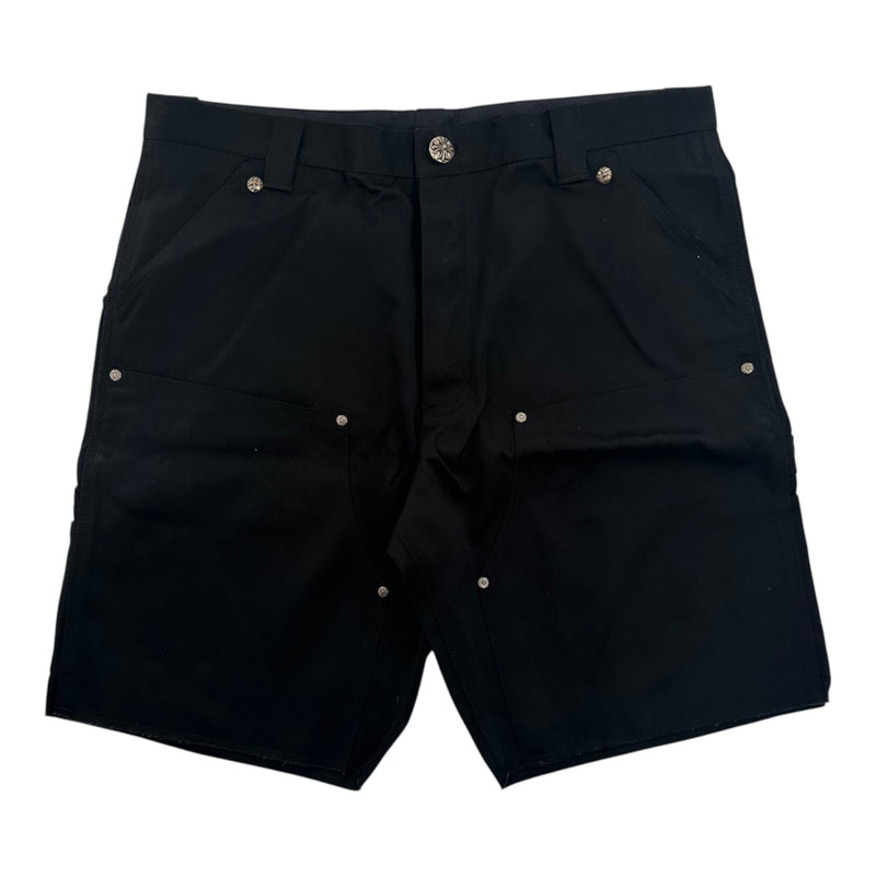 Chrome Hearts Double Knee Carpenter Shorts Black