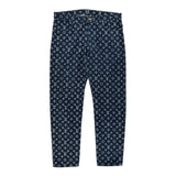 Louis Vuitton Kim Jones Monogram Denim Jeans Blue