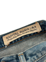 Kapital Distresed Flare Denim
