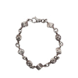 Chrome Hearts Dice and Plus Ball Bracelet Silver