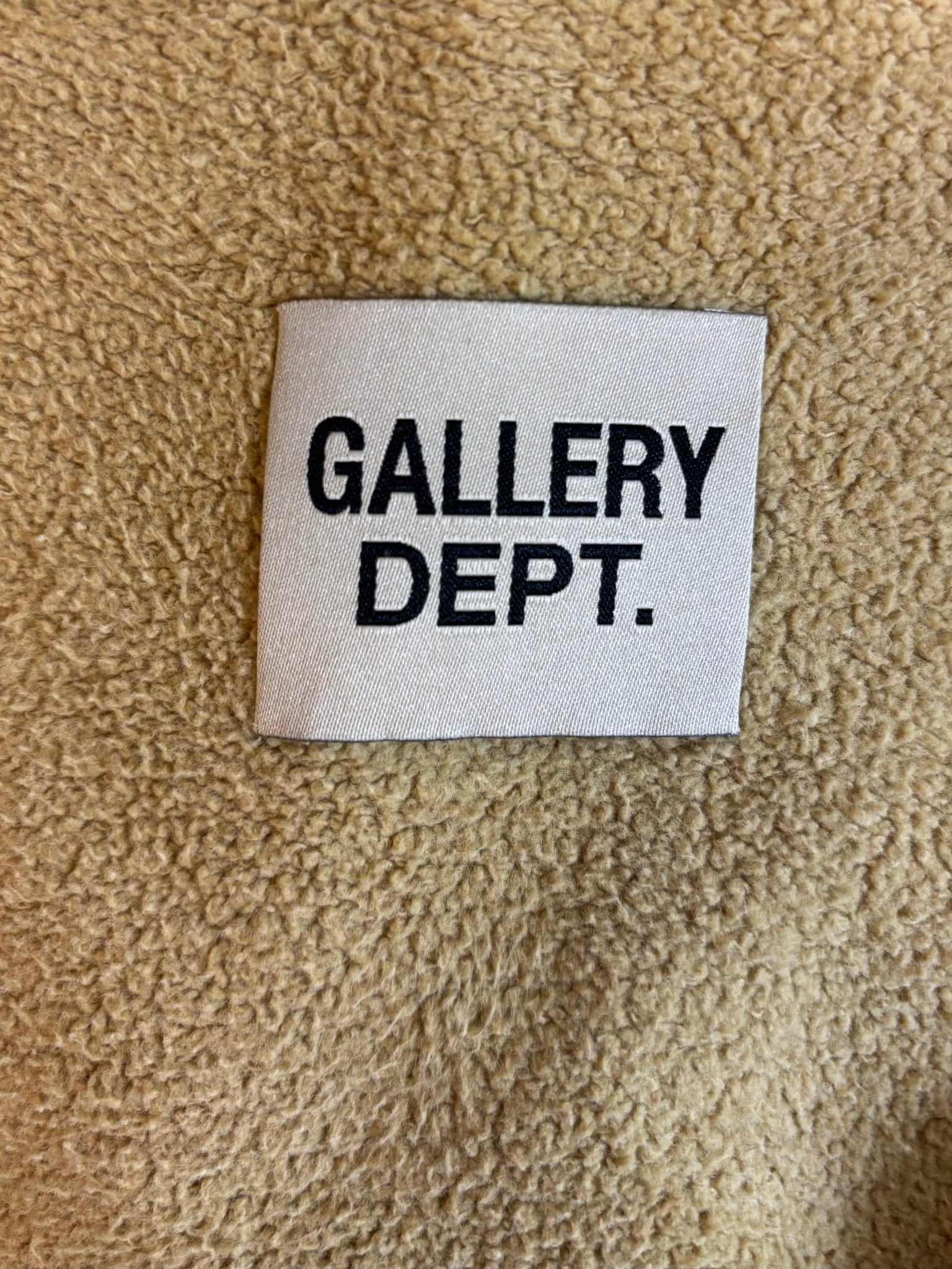 Gallery Dept. French Zip Hoodie Tan