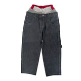 Protocol Layered Denim Pant Gray