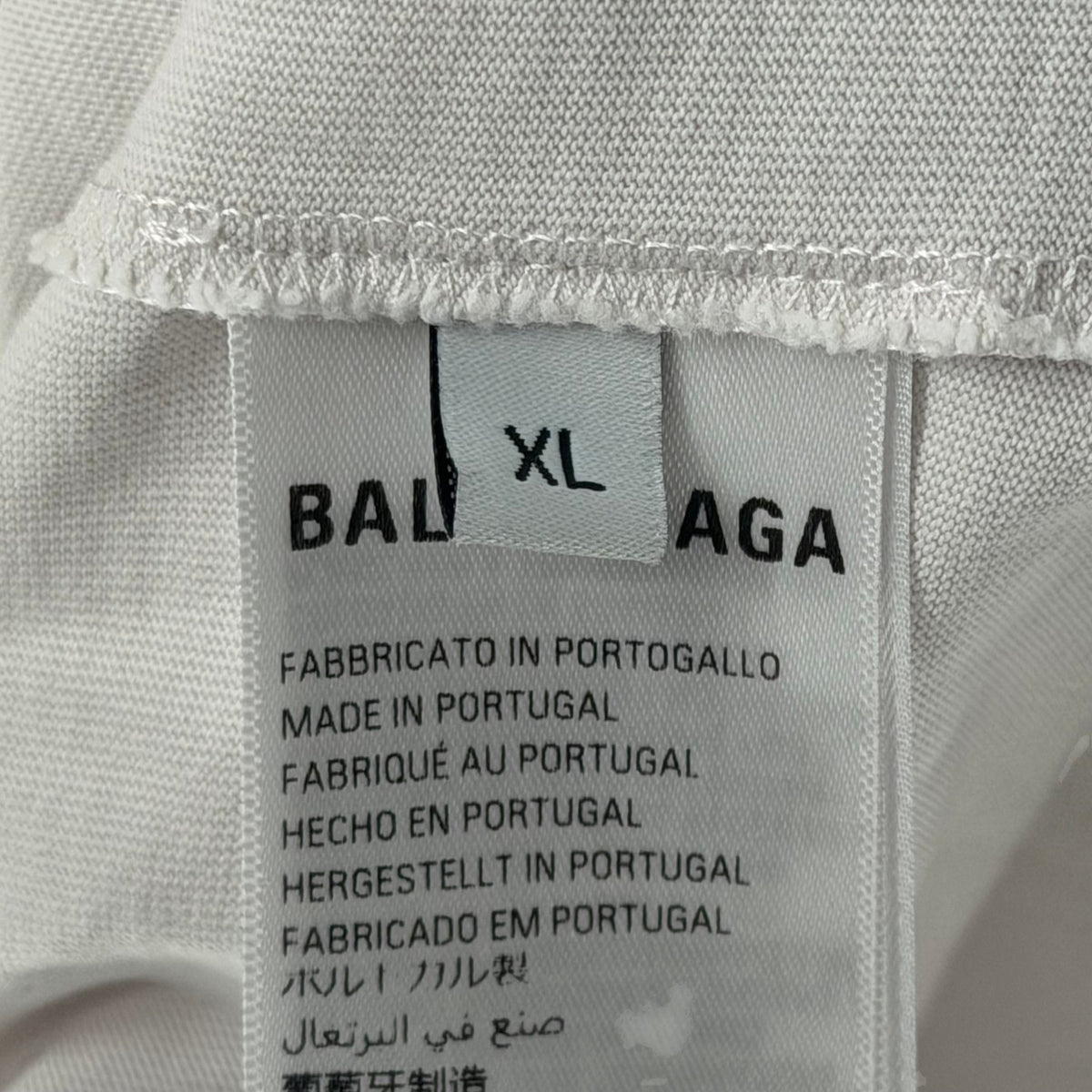 Balenciaga Tape Tee White