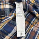 Rick Owens Flannel Blue & Yellow