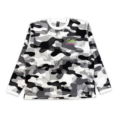 Matty Boy Sex Records Thermal Long Sleeve Shirt Snow Camo