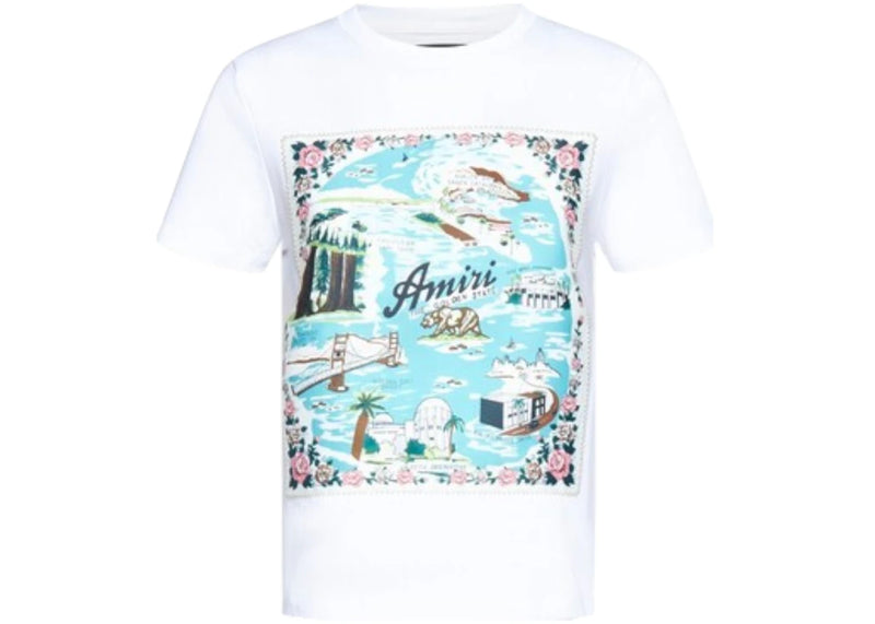 AMIRI California Hawaiian Tee White