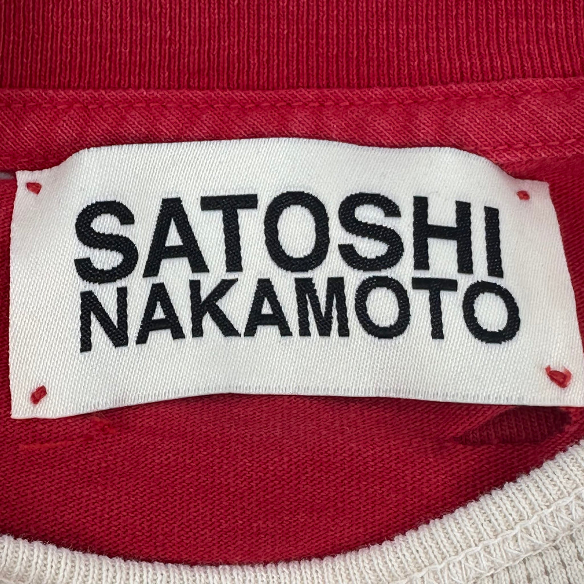 Satoshi Nakamoto Thermal Tee Red