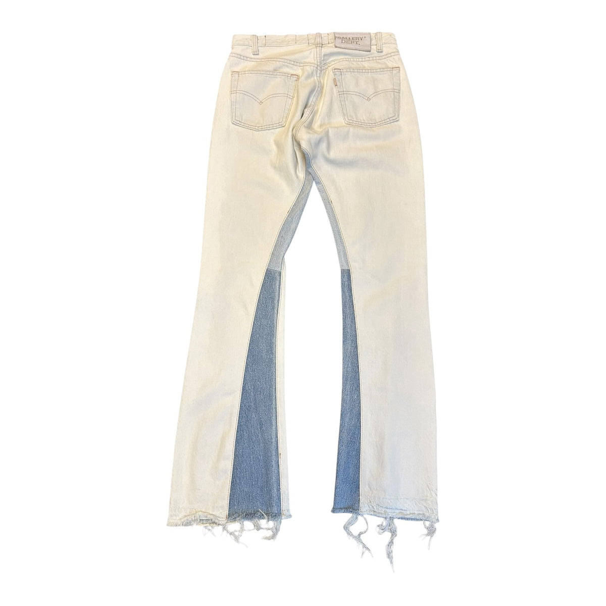 Gallery Dept White Patch Flare Jeans