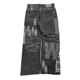 Who Decides War Motif Jeans "Grey"
