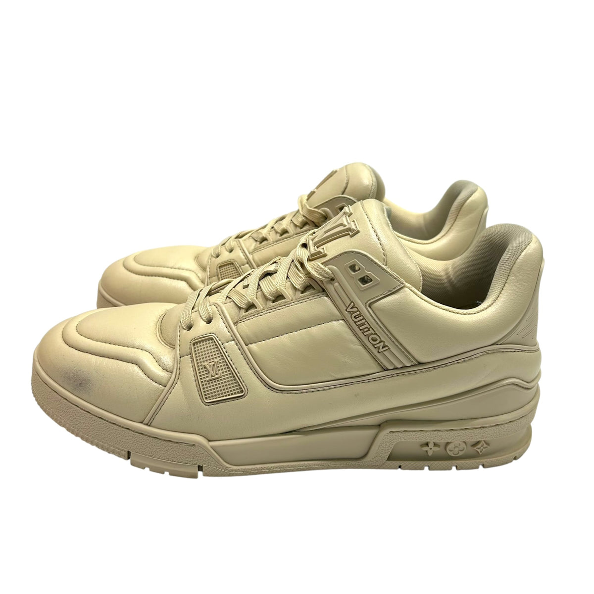 Louis Vuitton LV Trainer Triple Beige
