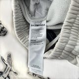 Balenciaga Men's Tat Baggy Sweatpants Beige/Brown