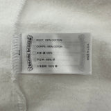 Chrome Hearts Vertical Logo Zip-Up Hoodie White Blue