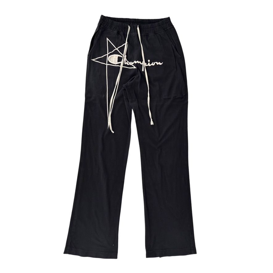 Rick Owens x Champion Sweatpants Black
