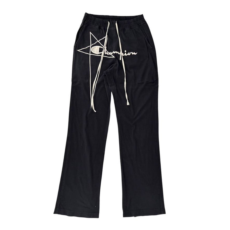 Rick Owens x Champion Sweatpants Black