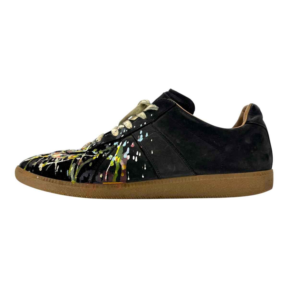 Maison Margiela Paint Replica German Army Trainer (GAT) Black