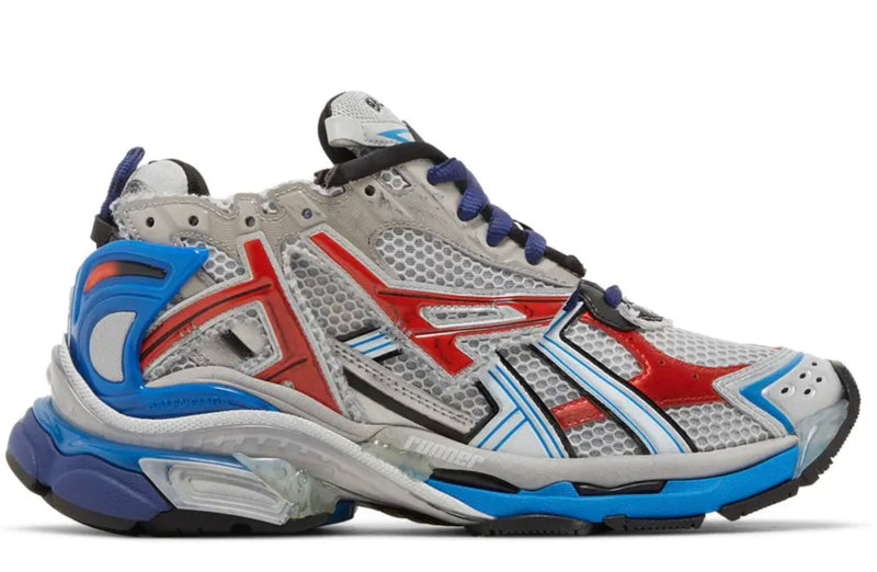 Balenciaga Runner Sneaker Grey Red Blue