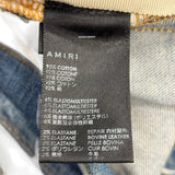 Amiri Logo Camo Patch Jeans