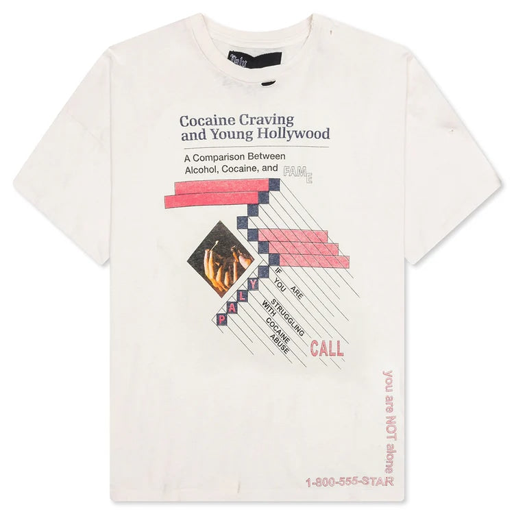 Paly Cocaine Tee White