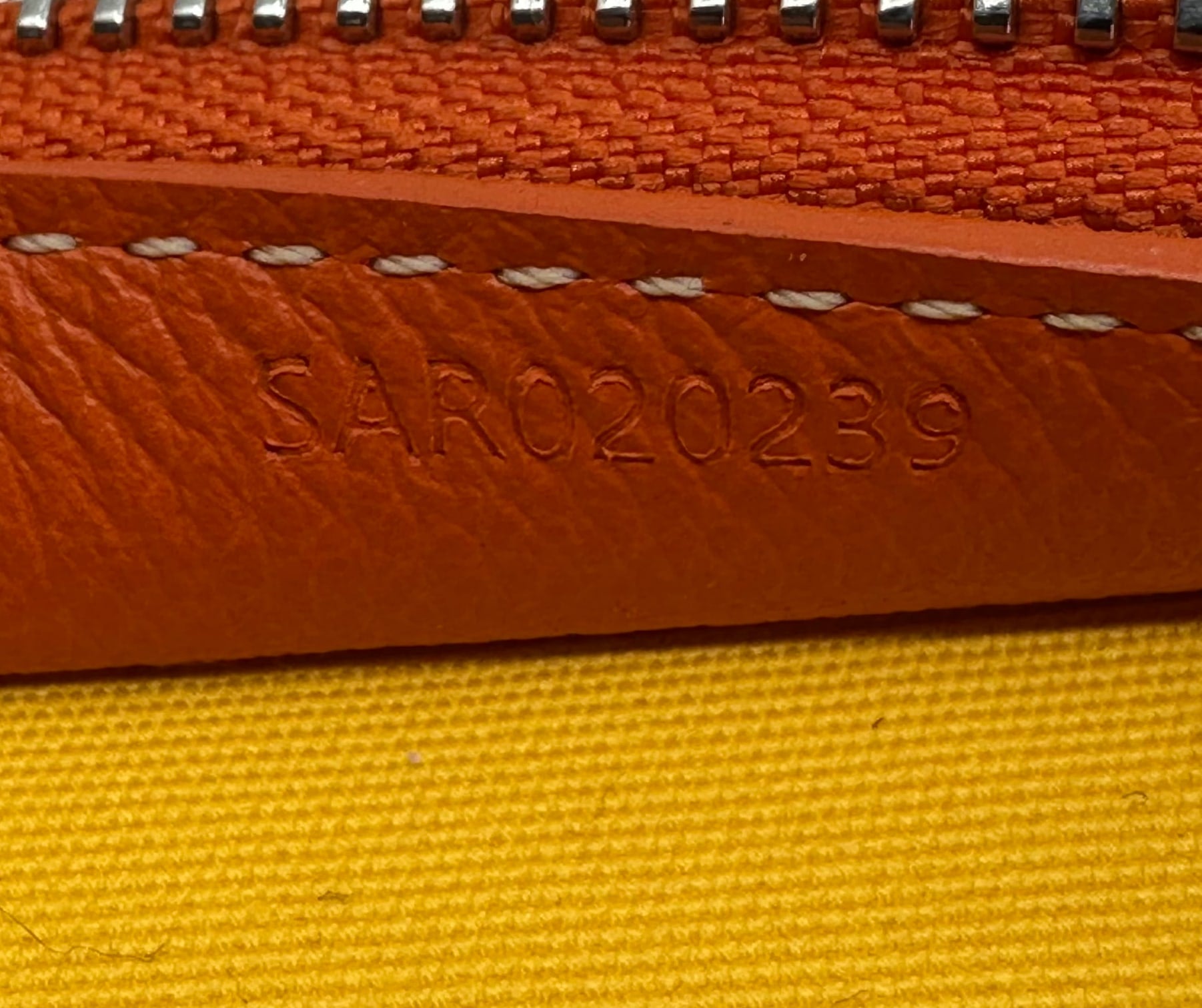 Goyard Jouvence Toiletry Bag GM Orange