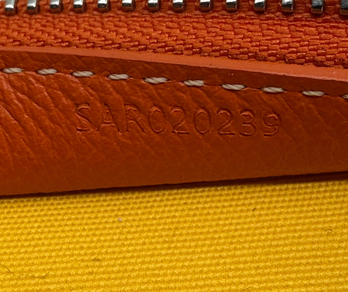 Goyard Jouvence Toiletry Bag GM Orange