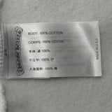 Chrome Hearts Scroll Logo Zip Up White