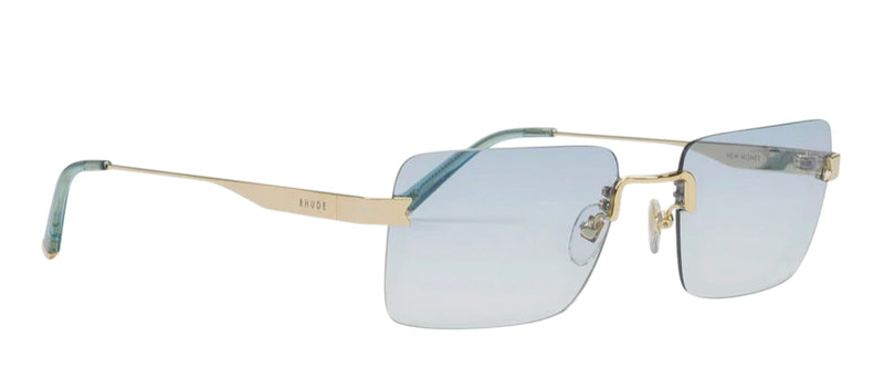 Rhude New Money Sunglasses Blue Lens