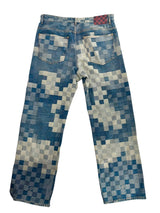 Louis Vuitton Damier Damoflage Denim Skate Pants Blue